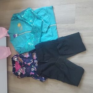 Girls size 6 mixed lot. Disney Wish jacket, LOL pajamas..
